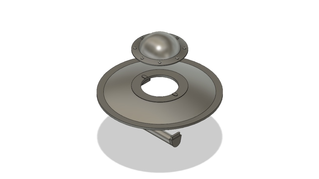 1/3ドール用 剣&鞘Lv.1と盾Lv.1のセット 3Dプリンター用データ