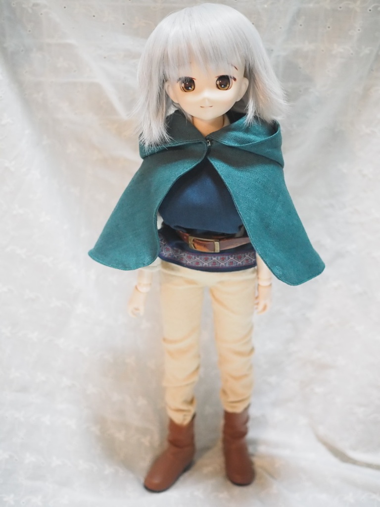 旅人のマント(40㎝ドール用)