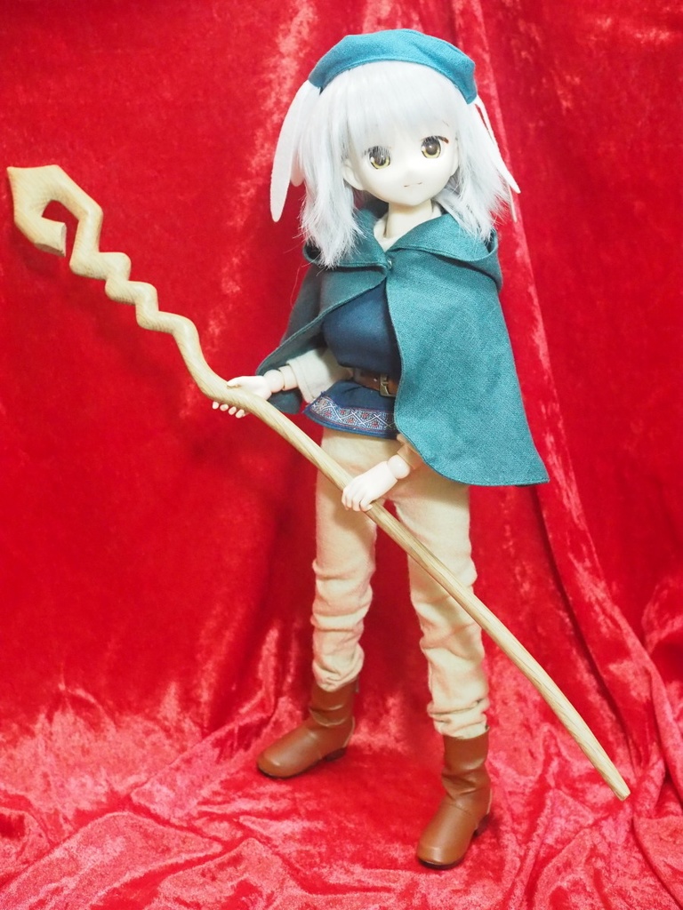 1/3ドール用 オークのロングスタッフ