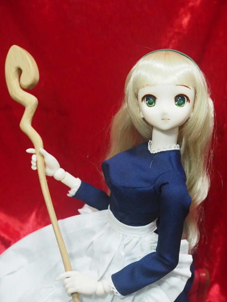 1/3ドール用 オークのミディアムスタッフ