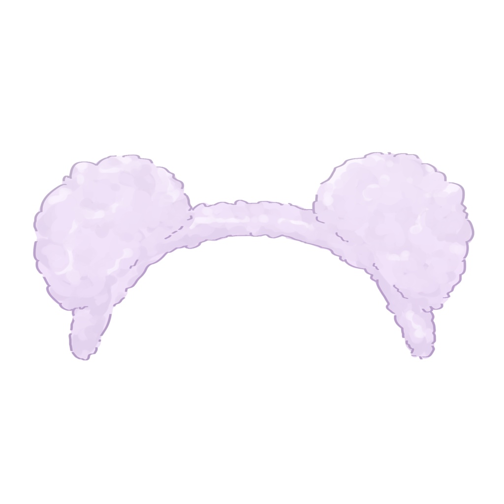 【フリー素材】ぷるぷるゆれるクマみみカチューシャ🐻