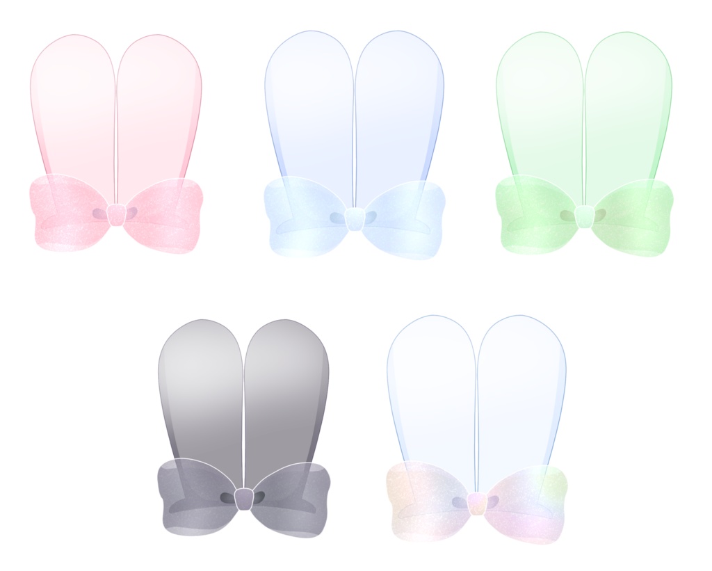 【フリー素材】ぷるゆれうさみみカチューシャ🐰【Live2D】