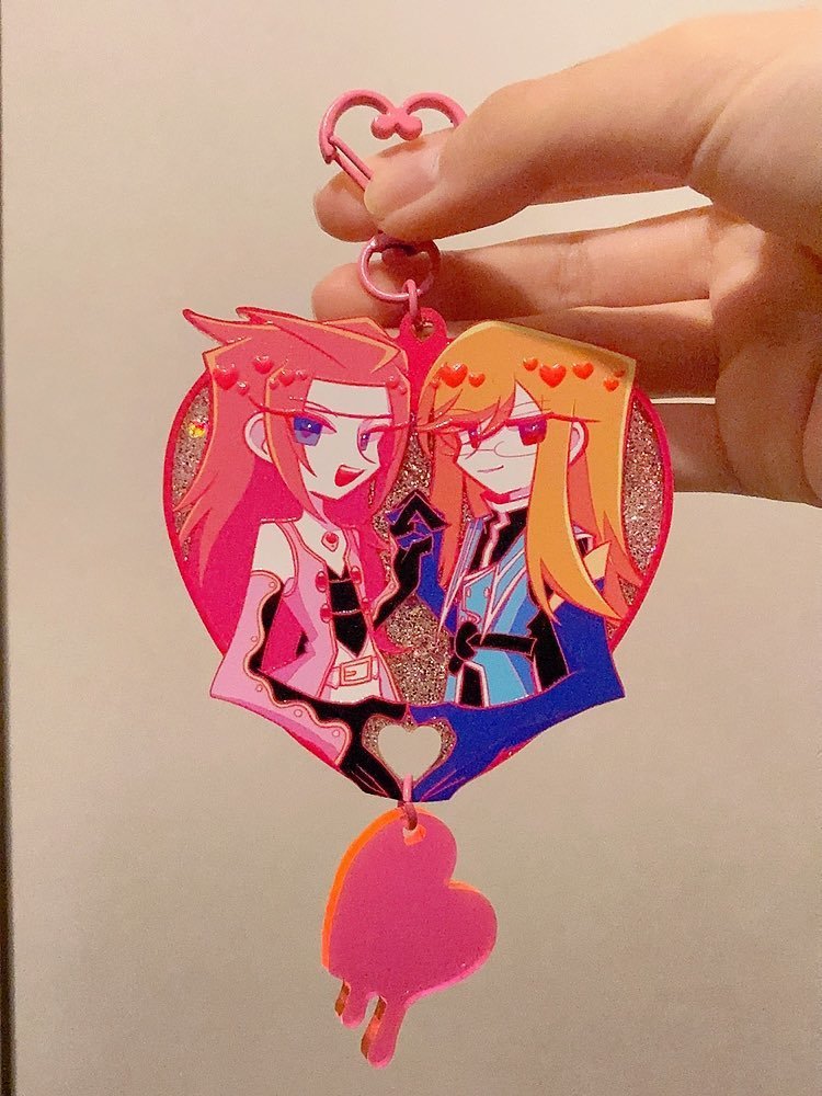 GVheartアクリルキーホルダー・アクリル...