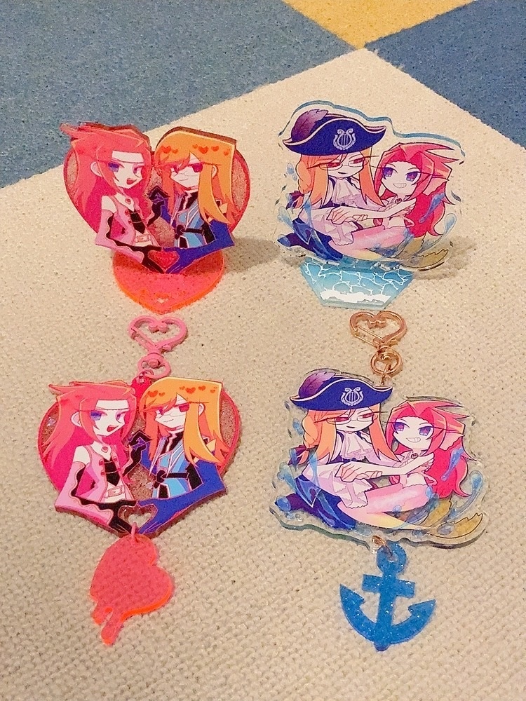 GVheartアクリルキーホルダー・アクリルスタンド