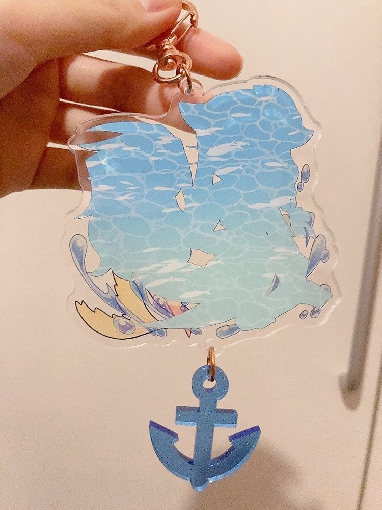 海賊ジェイド&人魚ゼロス アクリルキーホルダー