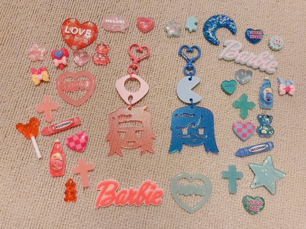 ジェイド＆ゼロス型抜きアクリルキーホルダー