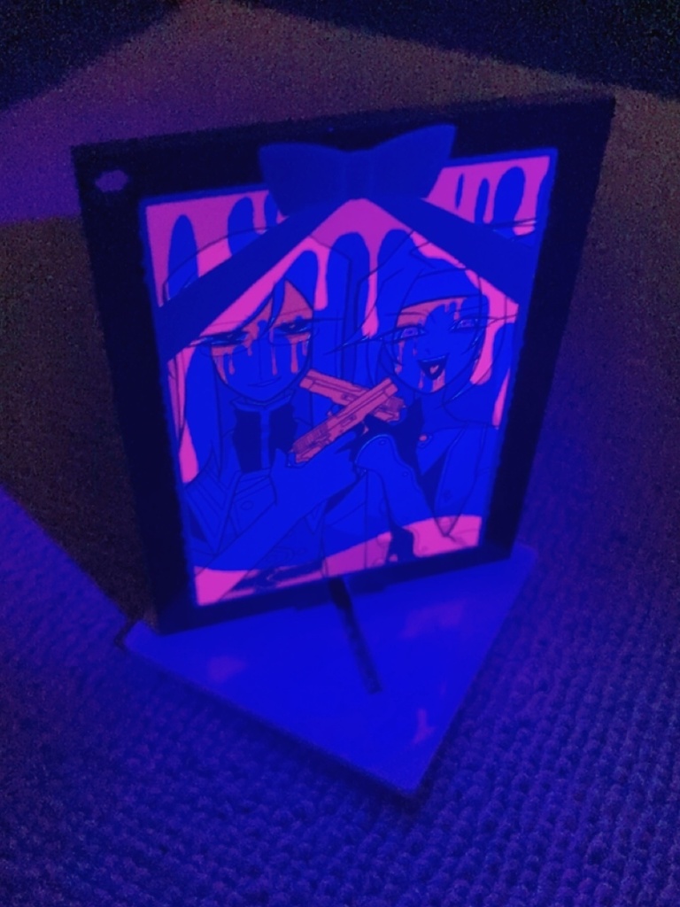 ゴールデンビクトリー遺影風2wayアクリルキーホルダー