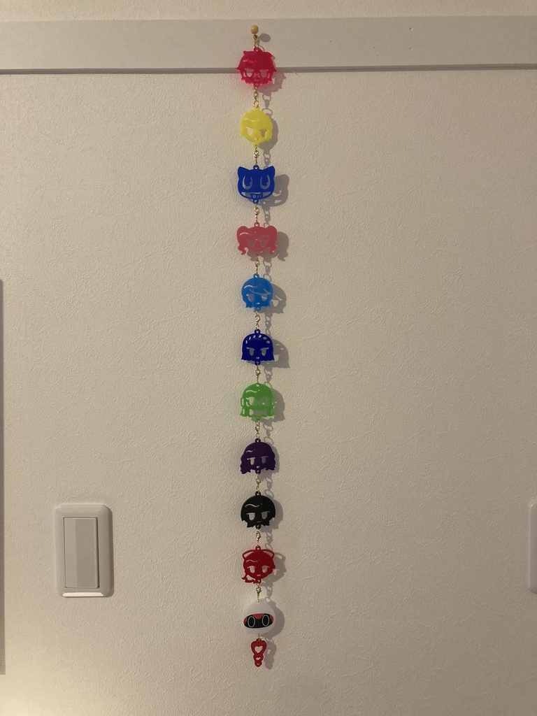 【P5R】連結怪盗団型抜きアクキー