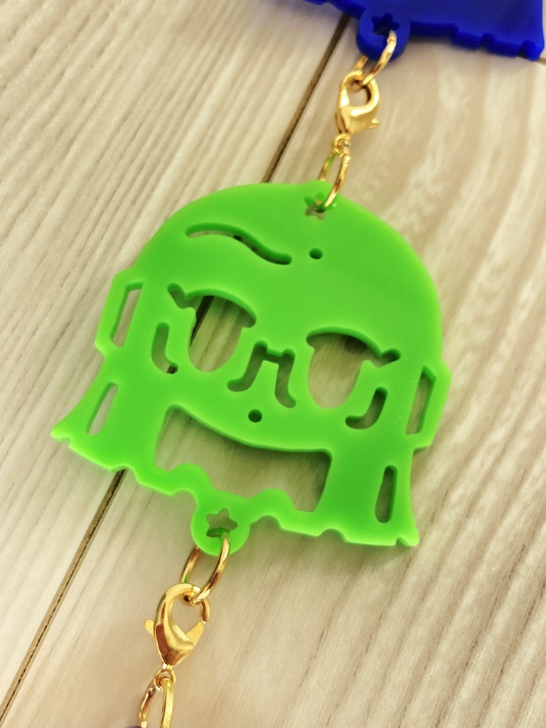 【P5R】連結怪盗団型抜きアクキー