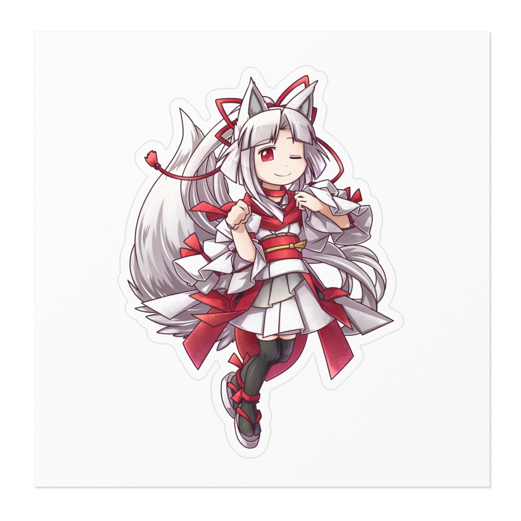 【受注生産品】空野家のなかまたち/ななみちゃんステッカー