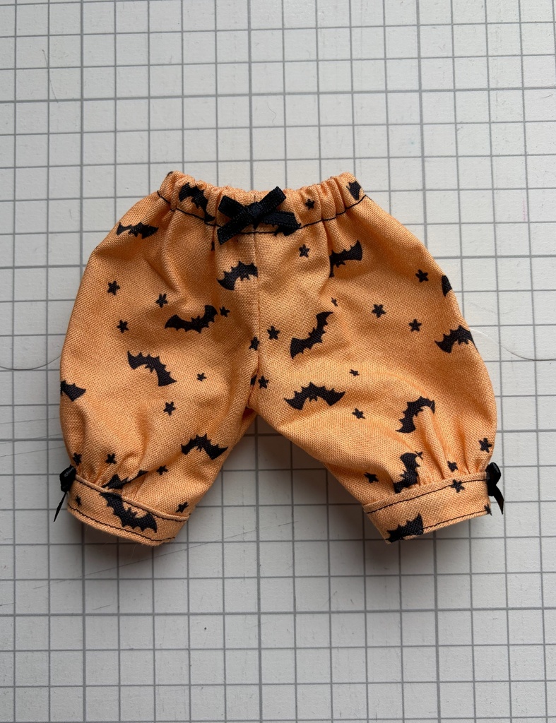 幼SD  ハロウィンかぼちゃパンツ（コウモリ柄）