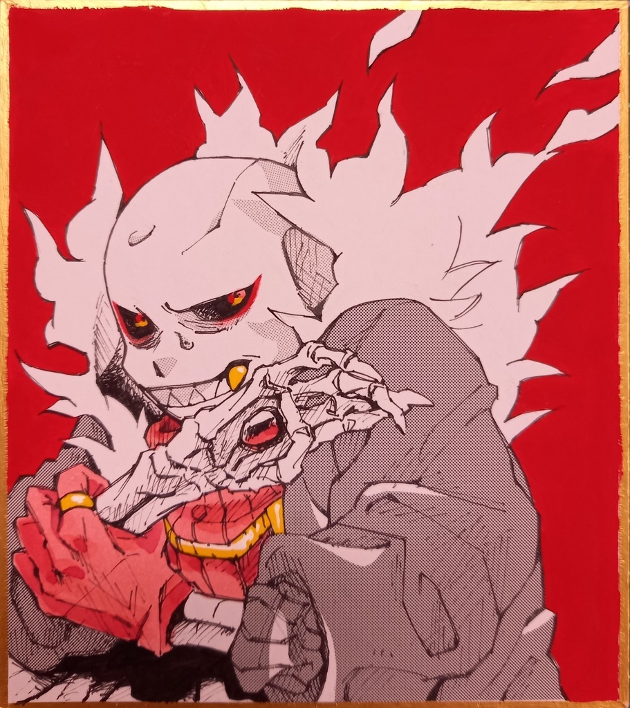 【完売】Fell!Sansミニ色紙