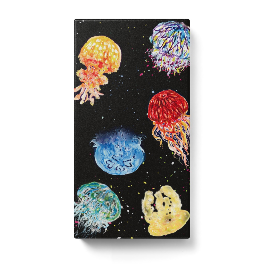 モバイルバッテリー　くらげたち