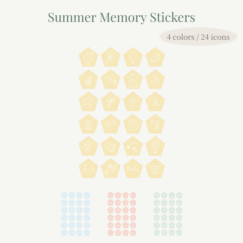 整えるサマースターターキット|Totonoe Summer Starter Kit(for GoodNotes)
