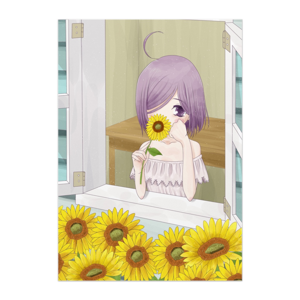 ひまわりとナリコちゃん ポスター