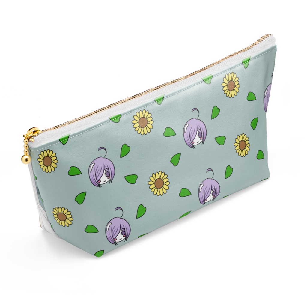 ひまわりとナリコちゃん ポーチ