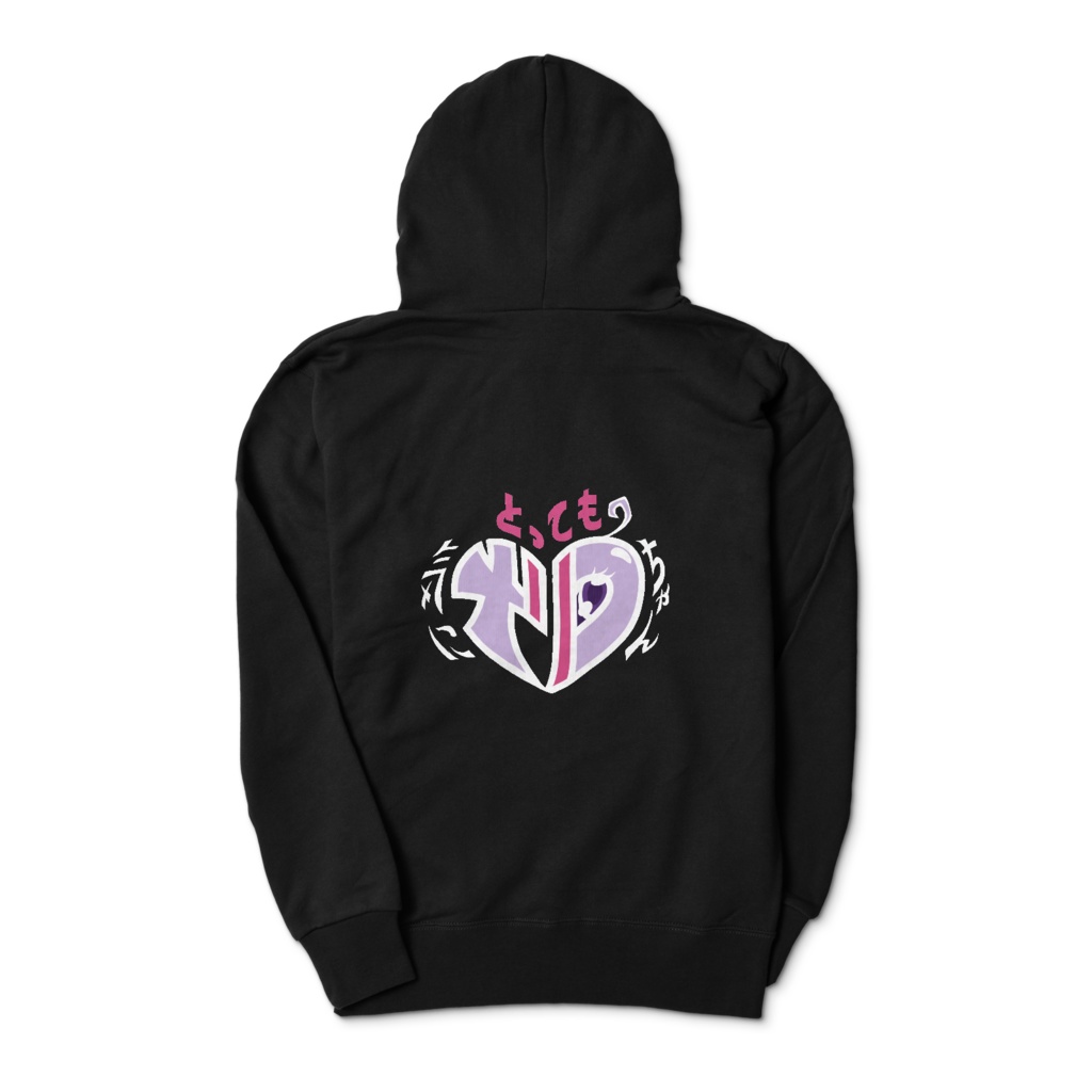 【全4色4size】ちびキャラ&ロゴ パーカー