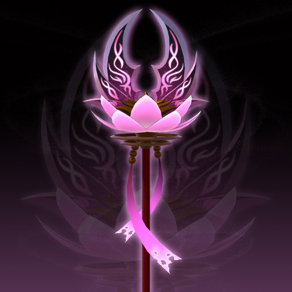 偃月刀・皇蓮【オリジナル3Dモデル】