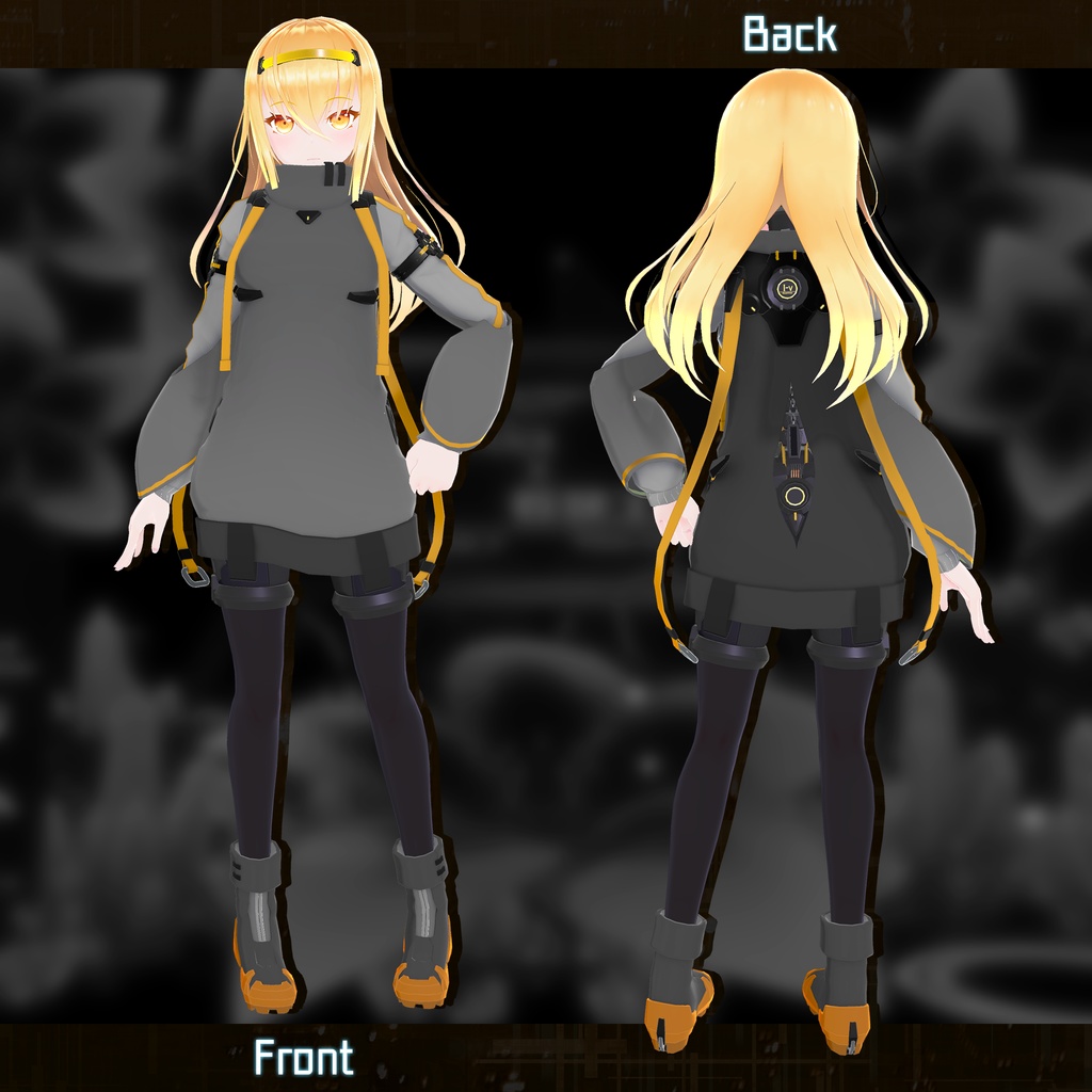 "I-v(アイヴィ)"【VRChat向けオリジナルアバター】