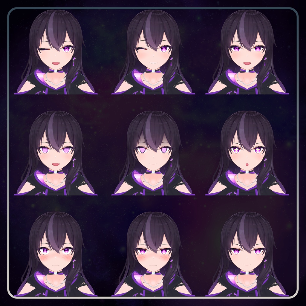 "宙猫(そらねこ)"【VRChat向けオリジナルアバター】(AAbody同梱)