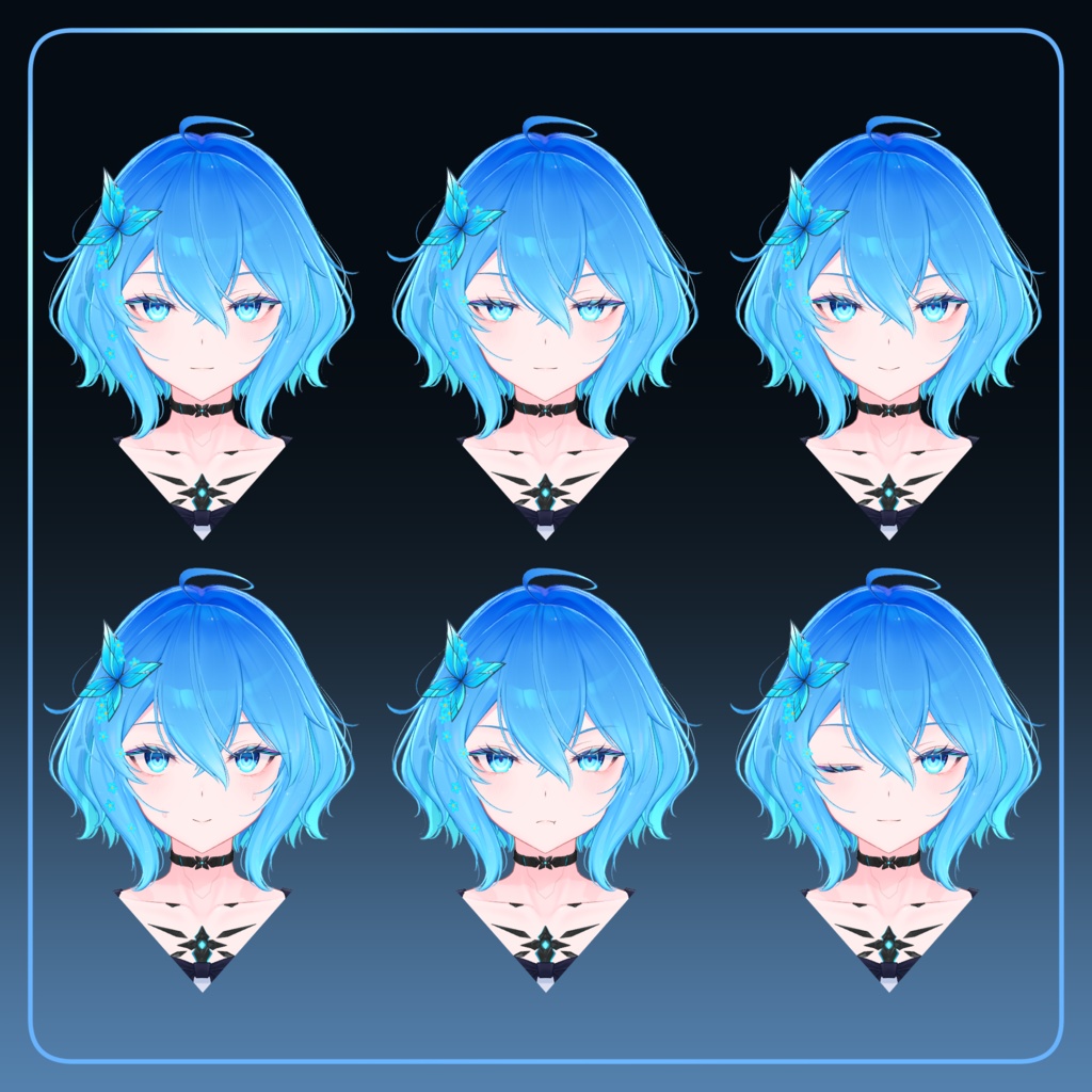 "Mio -澪蒼- "【VRChat向けオリジナルアバター】