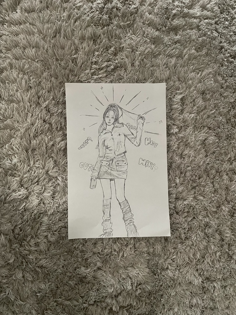 アナログイラスト　アナログ画