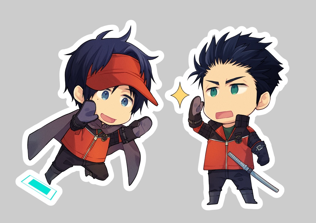 おきいこアクリルキーホルダー2個セット