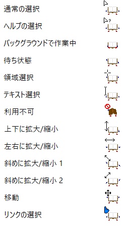 ブク　マウスカーソル
