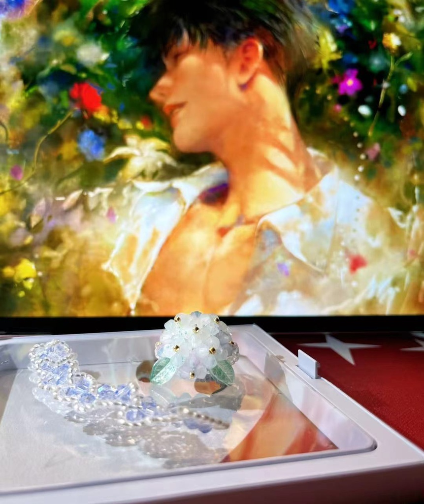恋と深空 マヒル 「エンドレス・サマー」派生アクセサリー 紫陽花の指輪