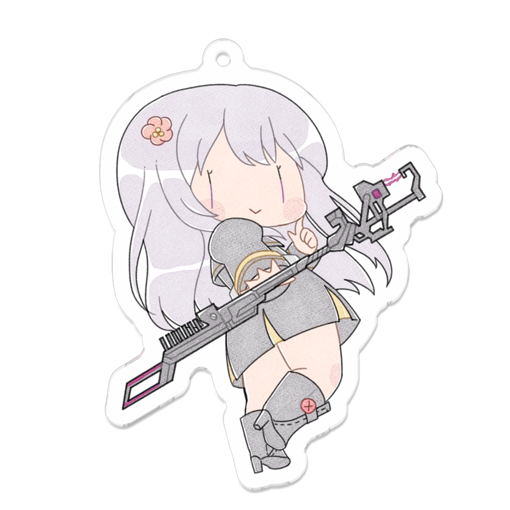 《MOOTH.》彗 ヨル。アクリルキーホルダー【一周年記念イラストVer.】