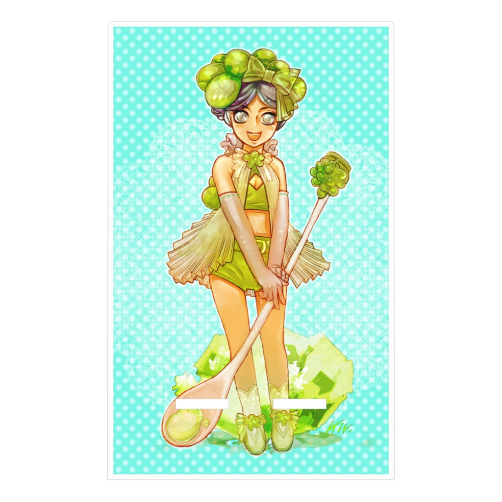 マスカットゼリー少女・スマホスタンド