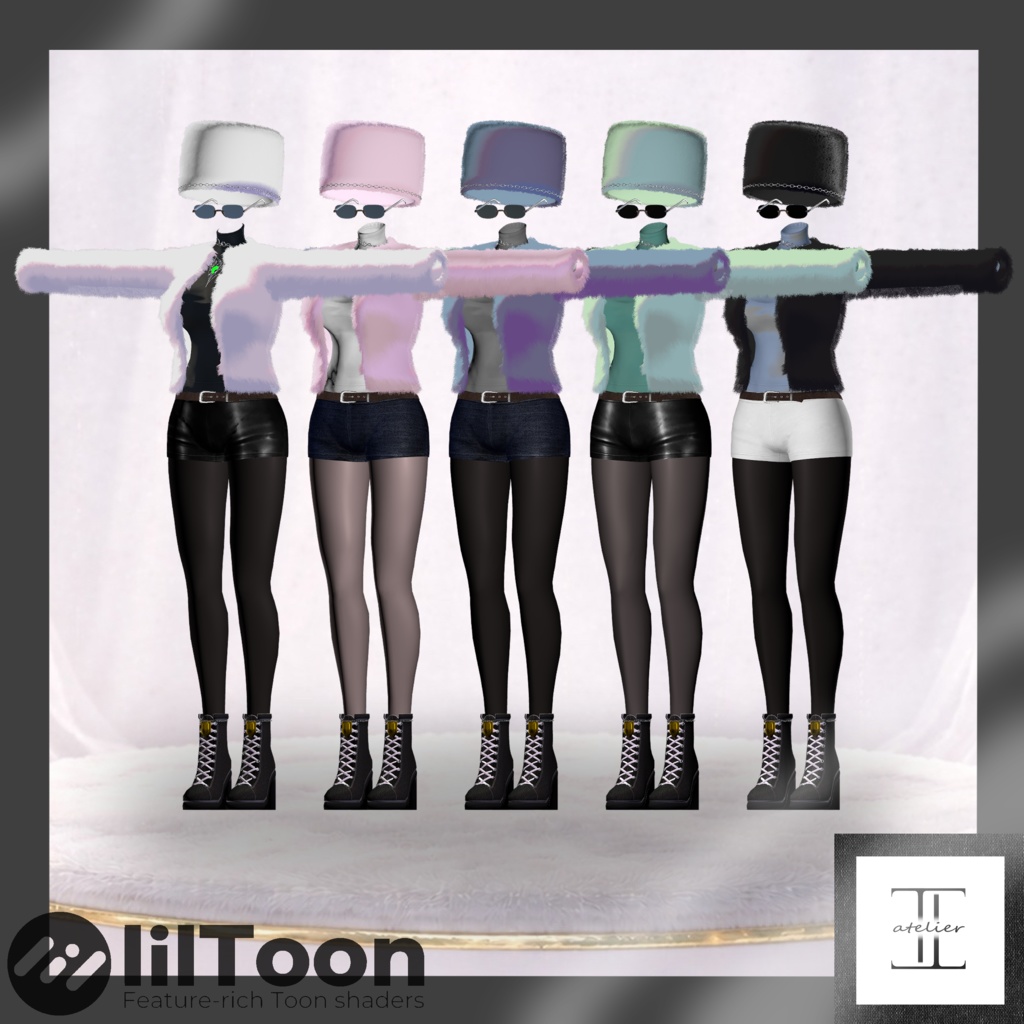 📦11日まで30%OFFセール📦アバター向け衣装 Calm Fur Winter Mood 【MA対応】