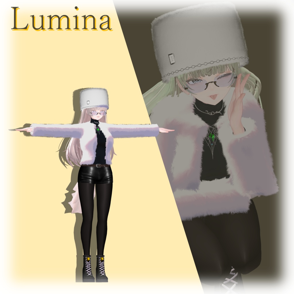 📦11日まで30%OFFセール📦アバター向け衣装 Calm Fur Winter Mood 【MA対応】