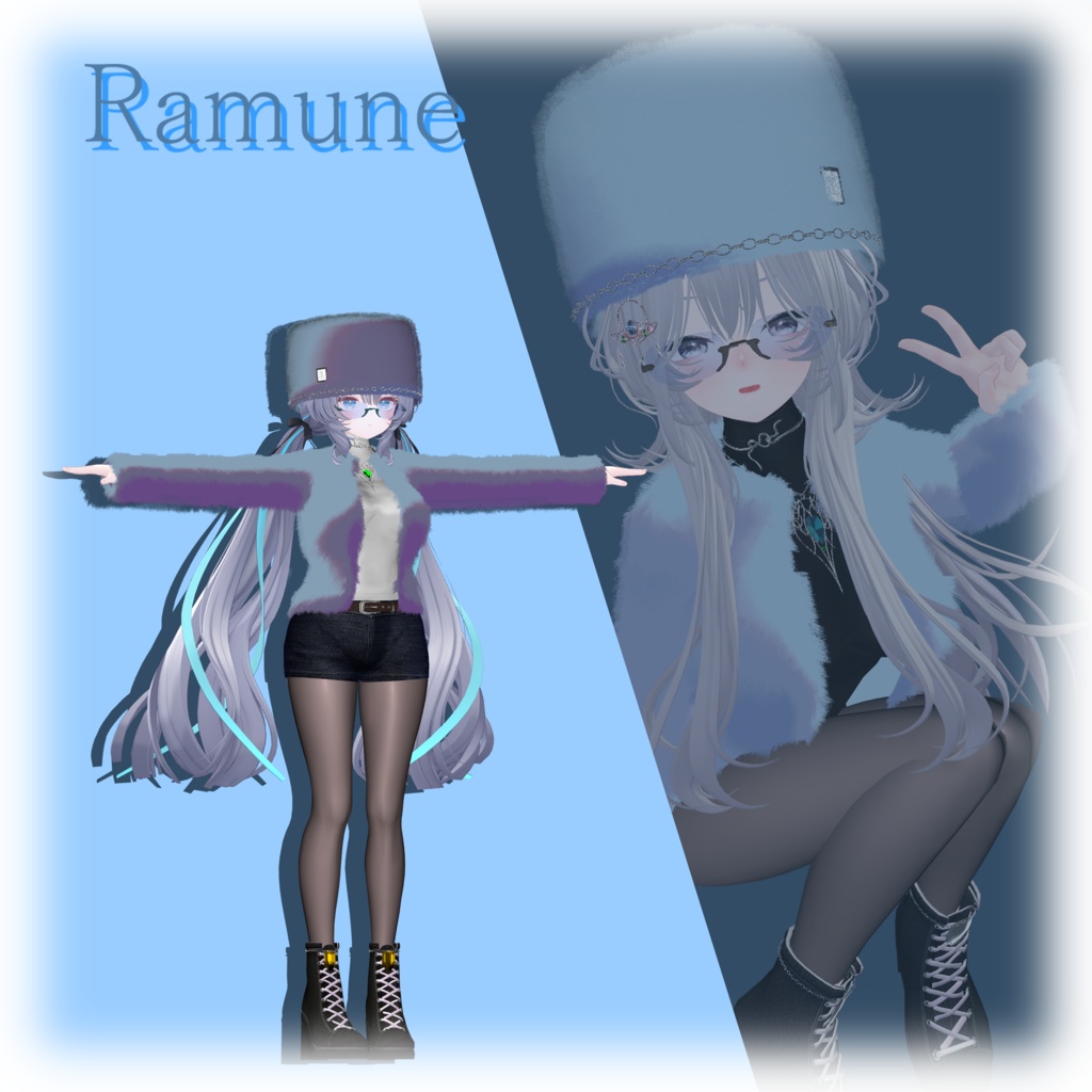 📦11日まで30%OFFセール📦アバター向け衣装 Calm Fur Winter Mood 【MA対応】