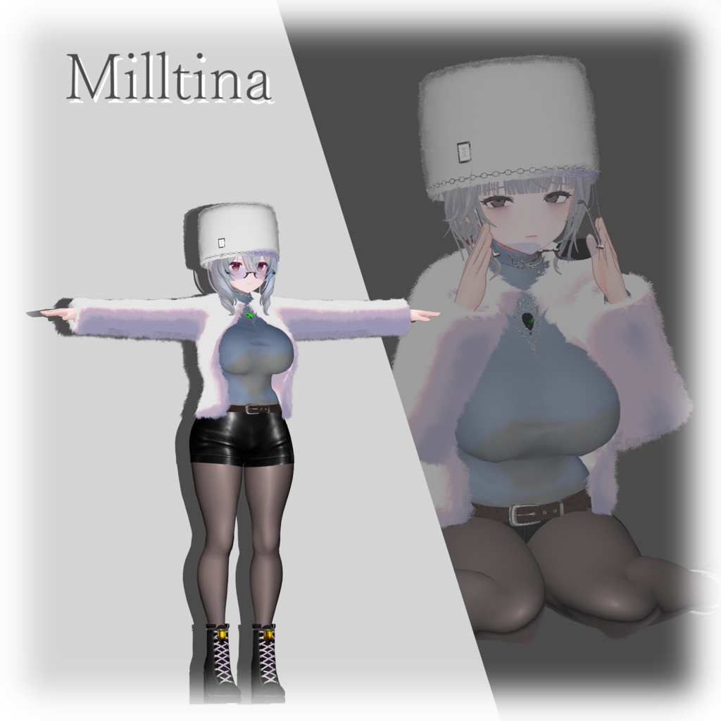 📦11日まで30%OFFセール📦アバター向け衣装 Calm Fur Winter Mood 【MA対応】