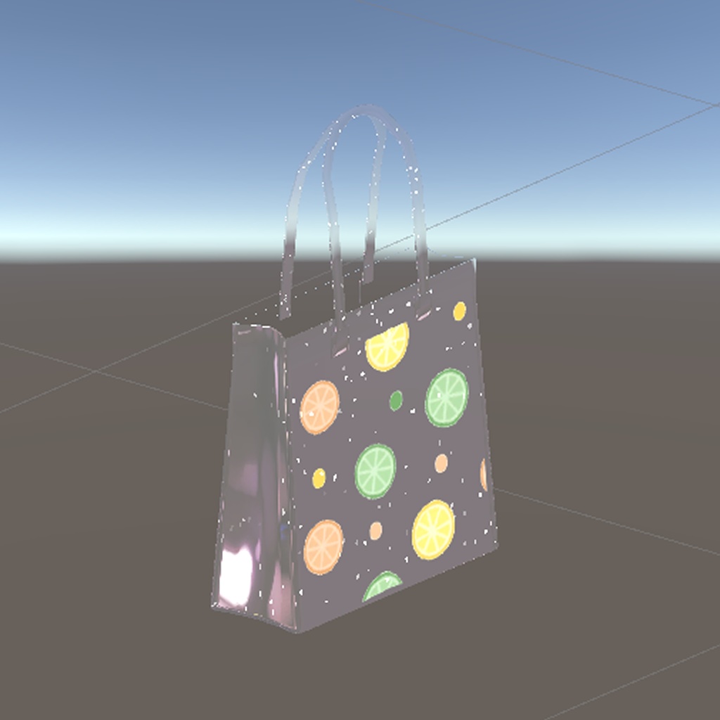 【無料版有】【VRChat想定】ビニールバッグ