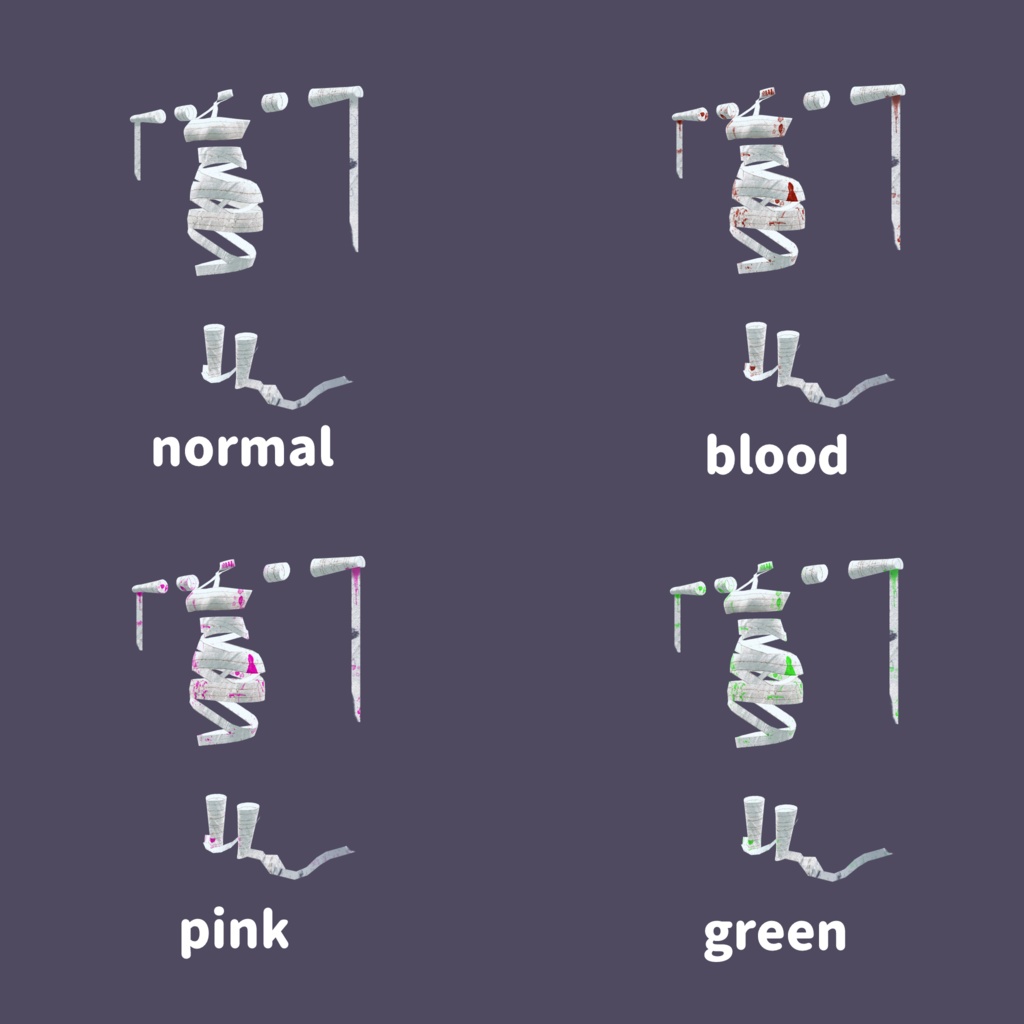 【セレスティアちゃん専用】ミイラ風コスプレ衣装