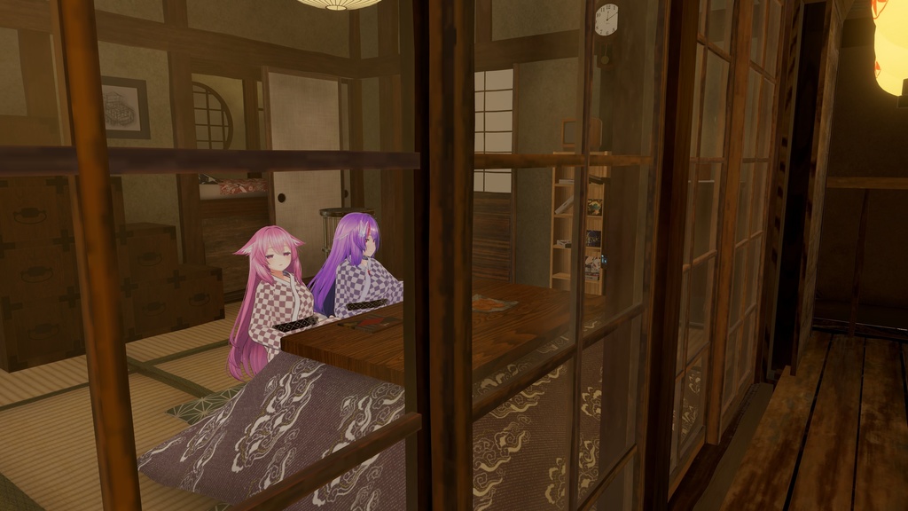 【4アバター対応】寝巻用浴衣