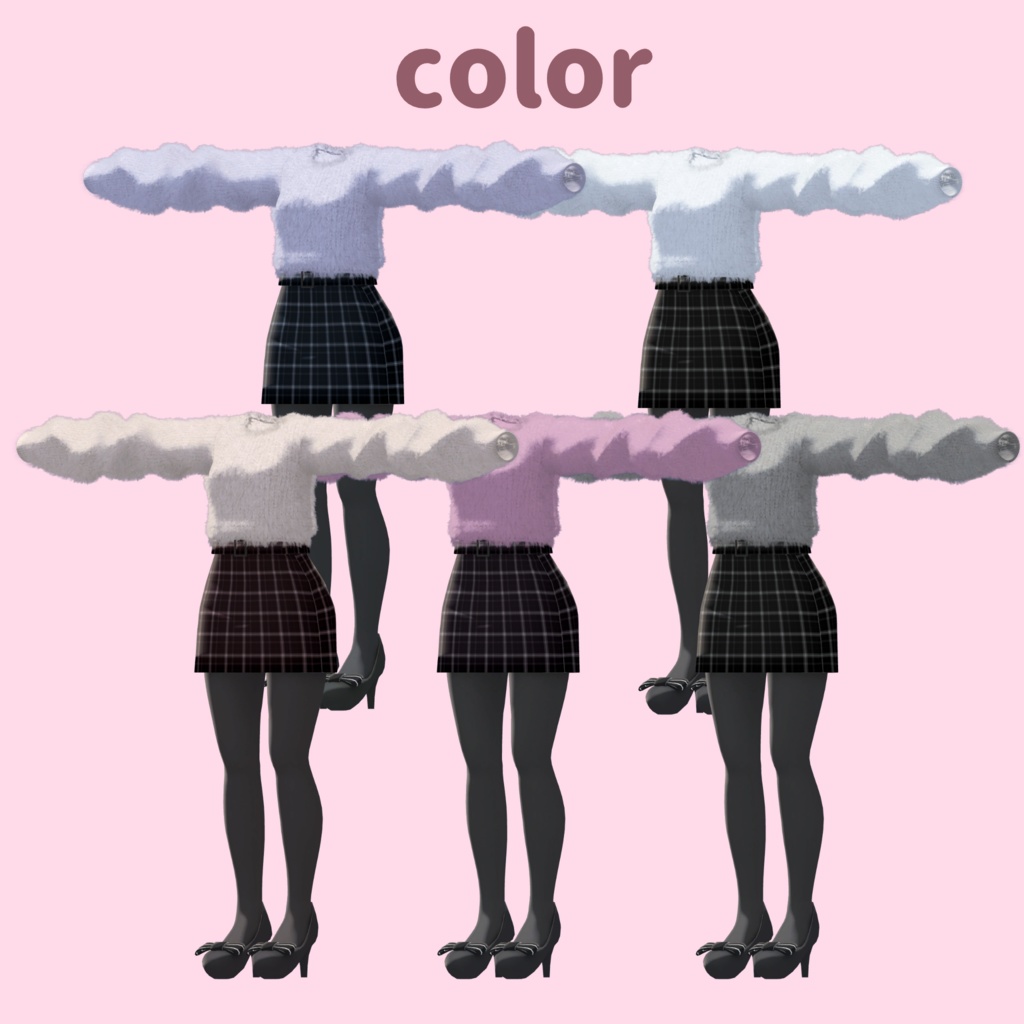 【8アバター対応】Fur Knit