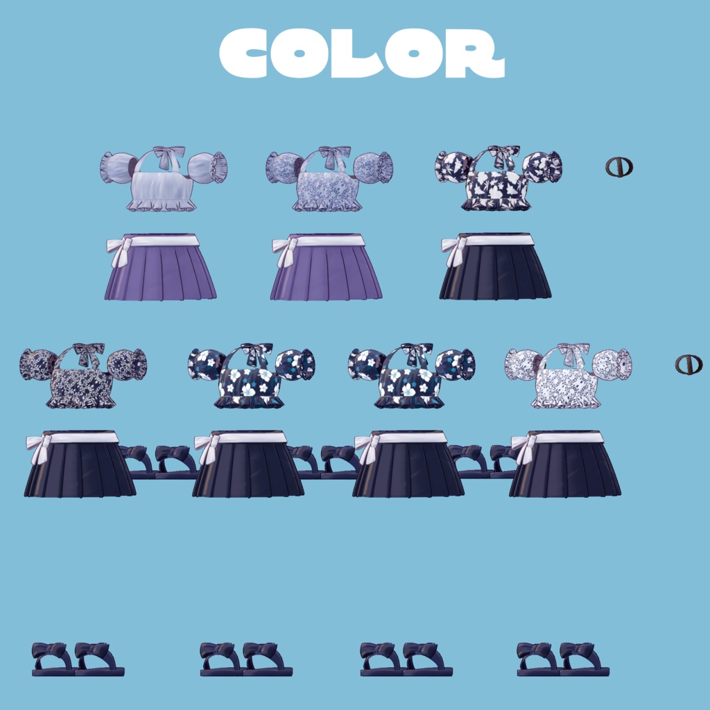 【まめふれんず対応】Bustier Bikini