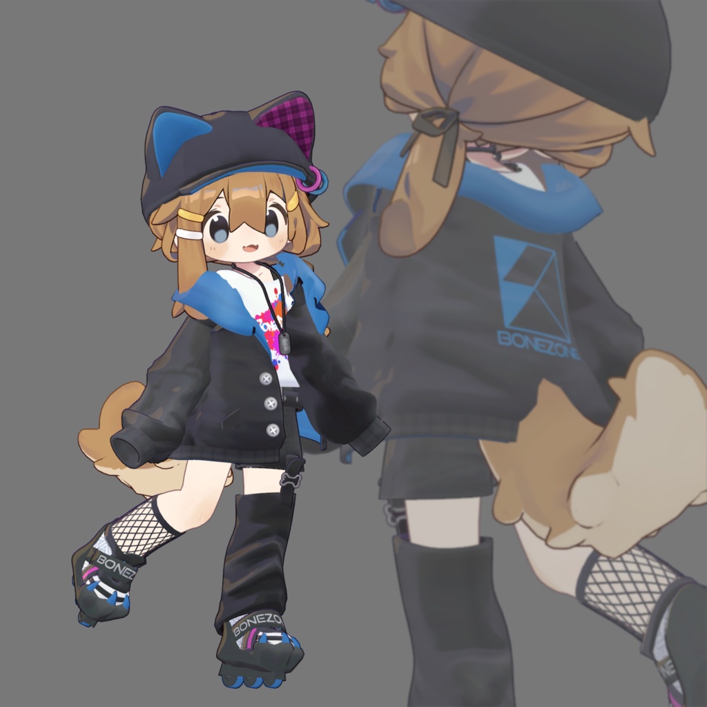 【まめふれんず対応】RollarSkating Outfit