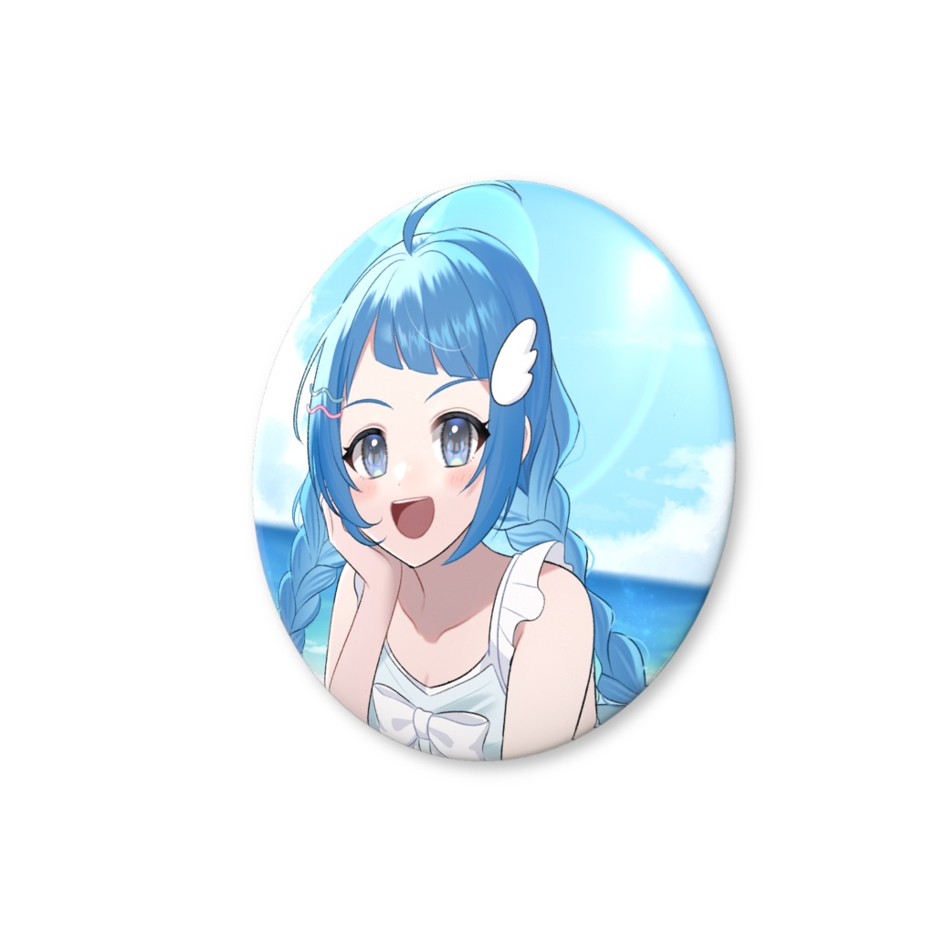 なゆたあずき♡缶バッジ(さまーばけーしょん!)