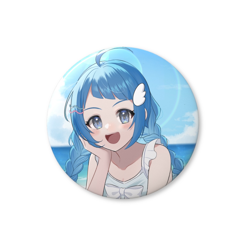 なゆたあずき♡缶バッジ(さまーばけーしょん！)