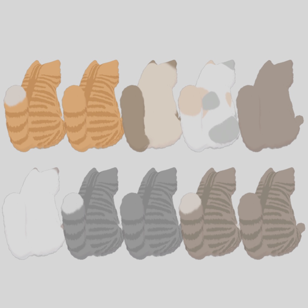 【MIRIN専用】追加ボディテクスチャ10種類