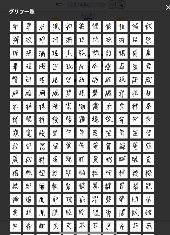 【商用利用可能】3734文字 毒ヶ衣ちなみの手書きフォント【Vtuber】