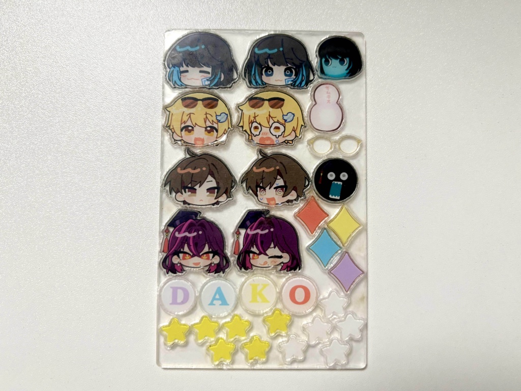 【受注生産】毒☆あきおシャカシャカアクリルプレート【公式】