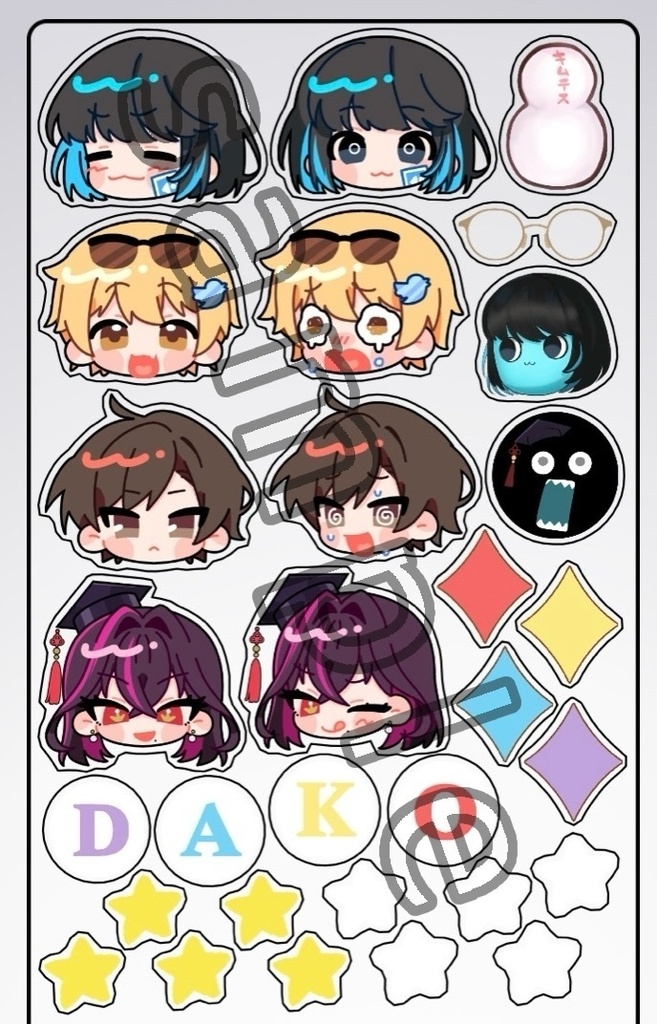 【受注生産】毒☆あきおシャカシャカアクリルプレート【公式】