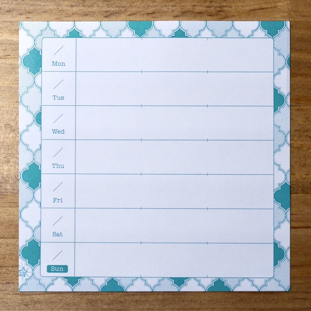 [M5スクエア] ウィークリーリフィル コラベル [お裾分け]