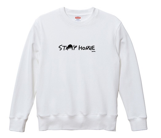 STAY HOME AKAMスウェット