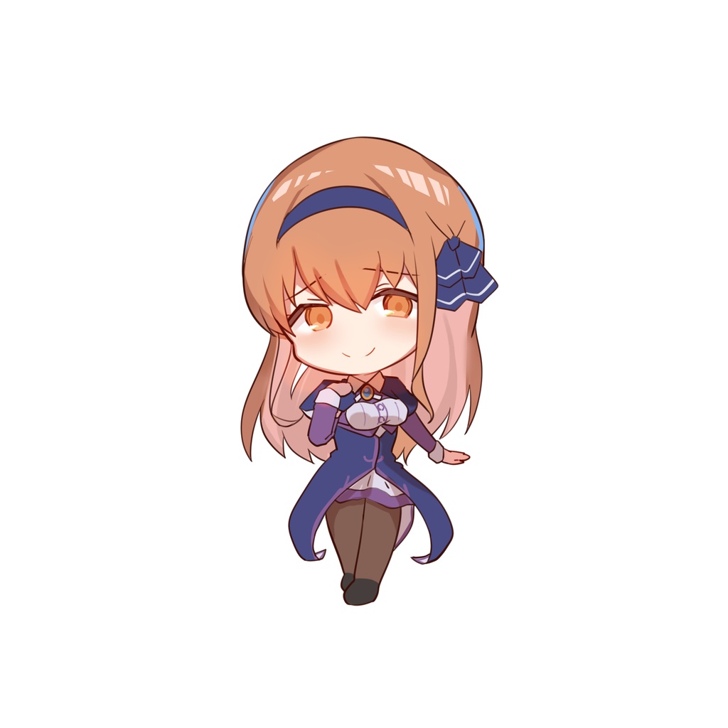 オリキャラSD頭身高画質未統合PSD+プチメイキング